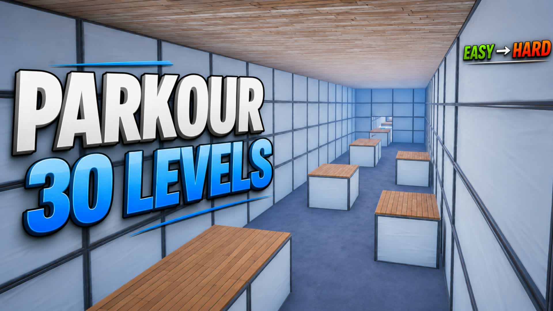 PARKOUR RUSH🏃4333 {HHH} — Fortnite Creative map