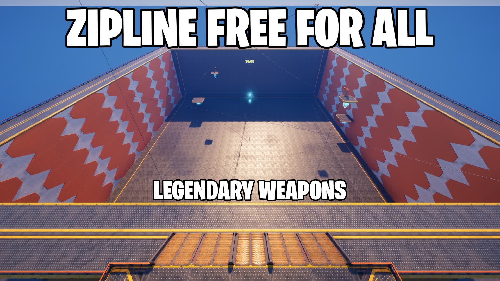 Zipline Free For All — Fortnite Creative map