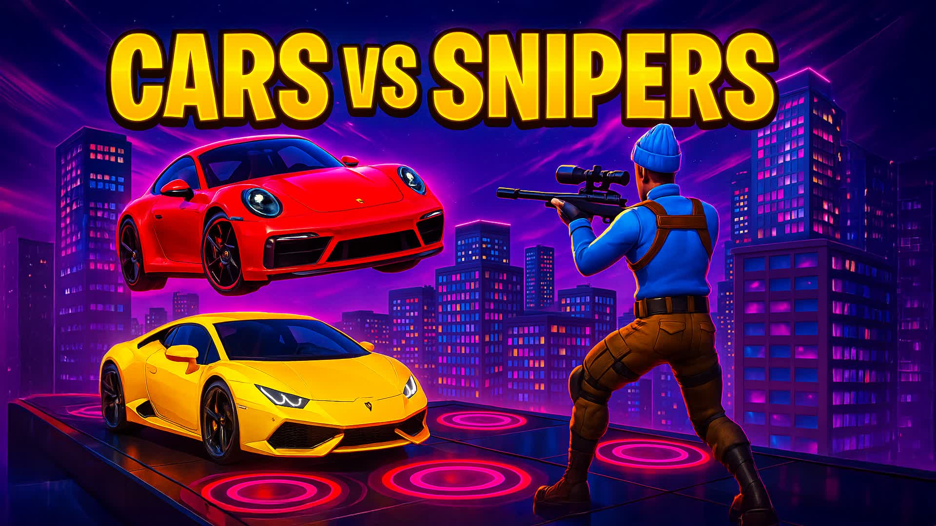 Cars vs Snipers β Fortnite Creative map