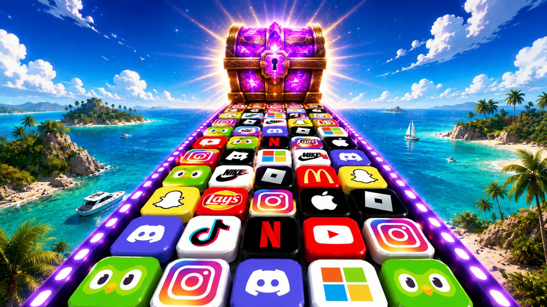 GUESS THE LOGO ๐ OBBY PARKOUR MUSIC โ Fortnite Creative map
