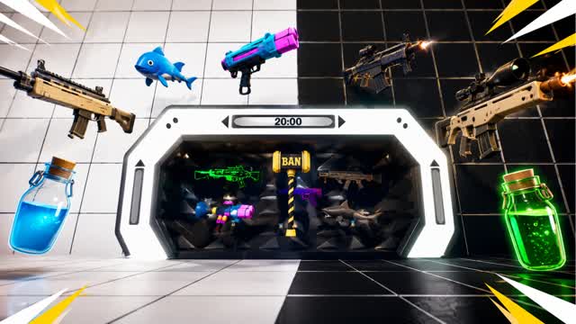 NEW COMBAT - ⚪WHITE VS. BLACK⚫ — Fortnite Creative map