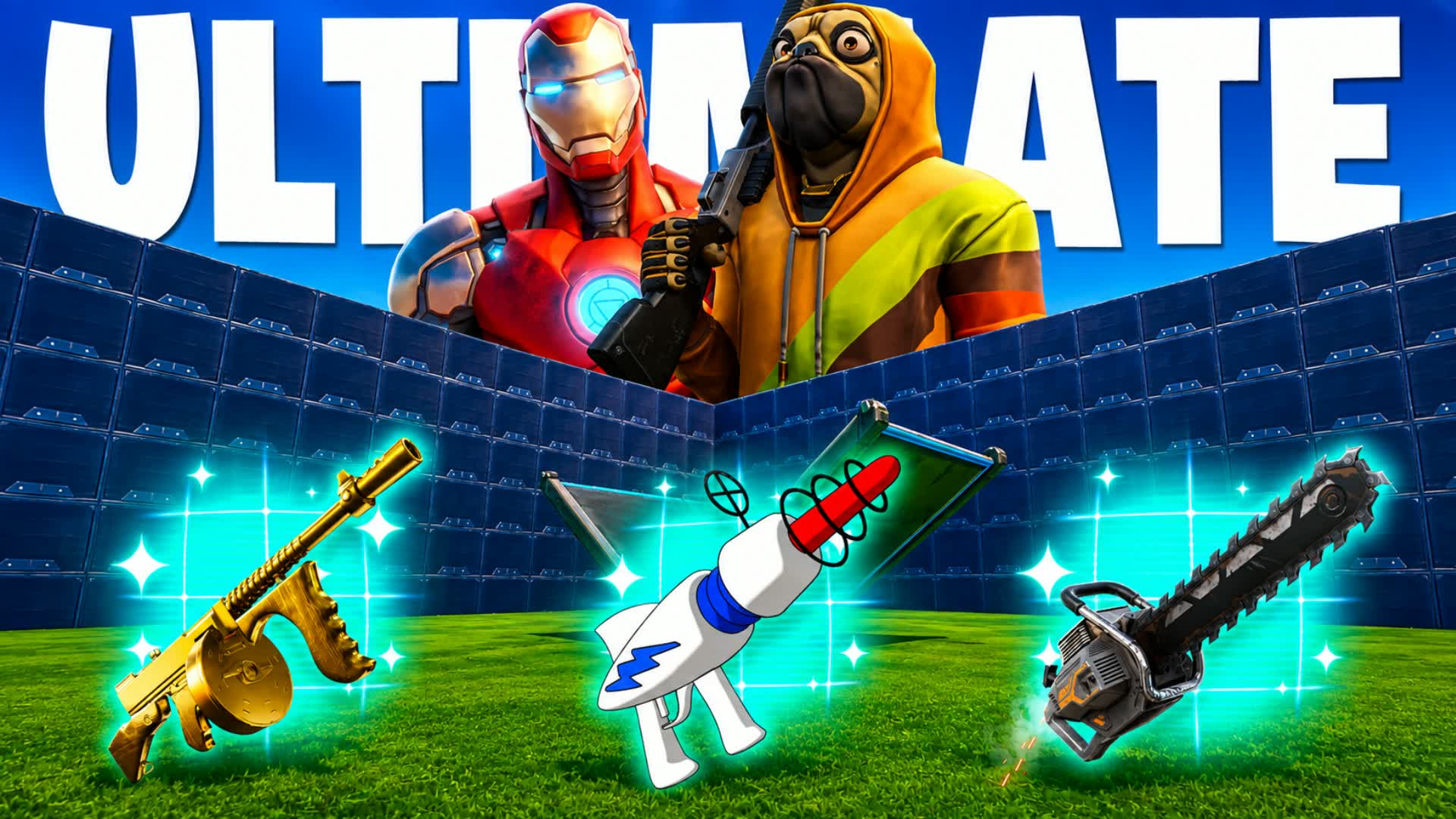 ULTIMATE 1V1 ALL GUNS FFA โ Fortnite Creative map