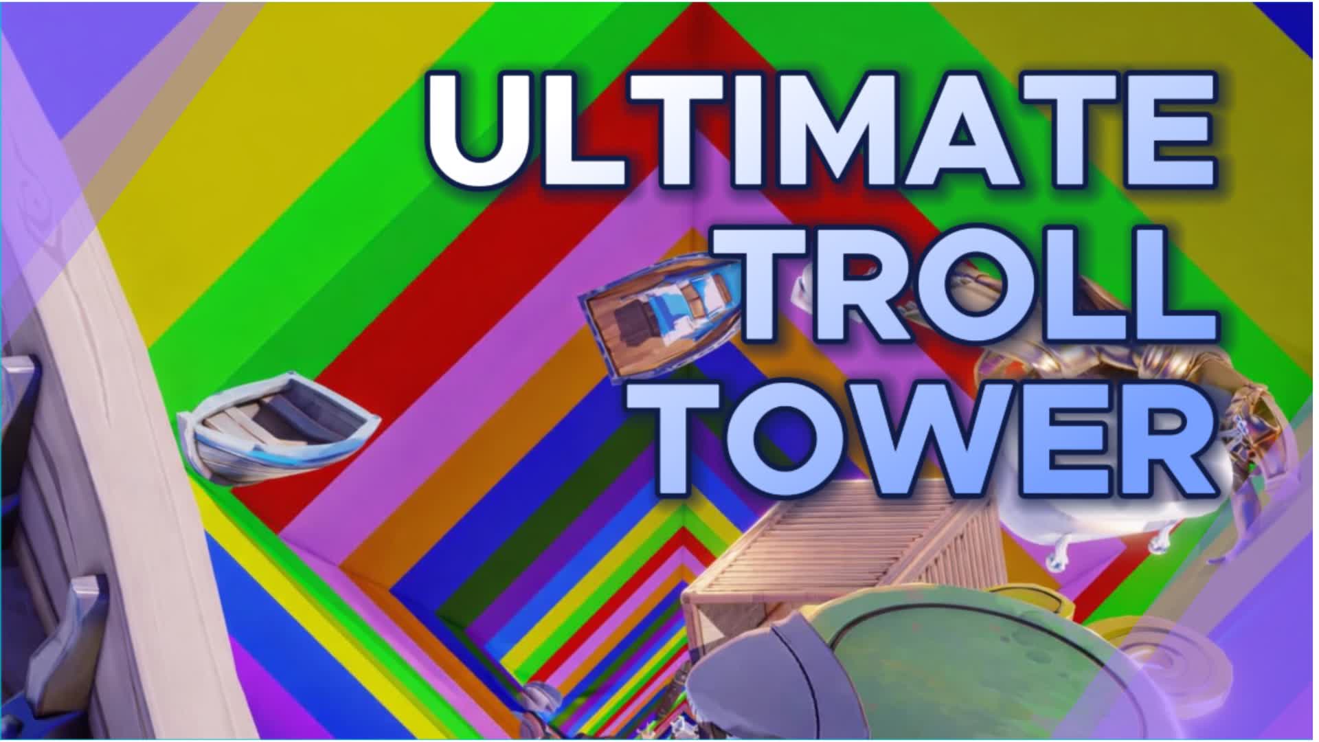 Troll tower/obby — Fortnite Creative map