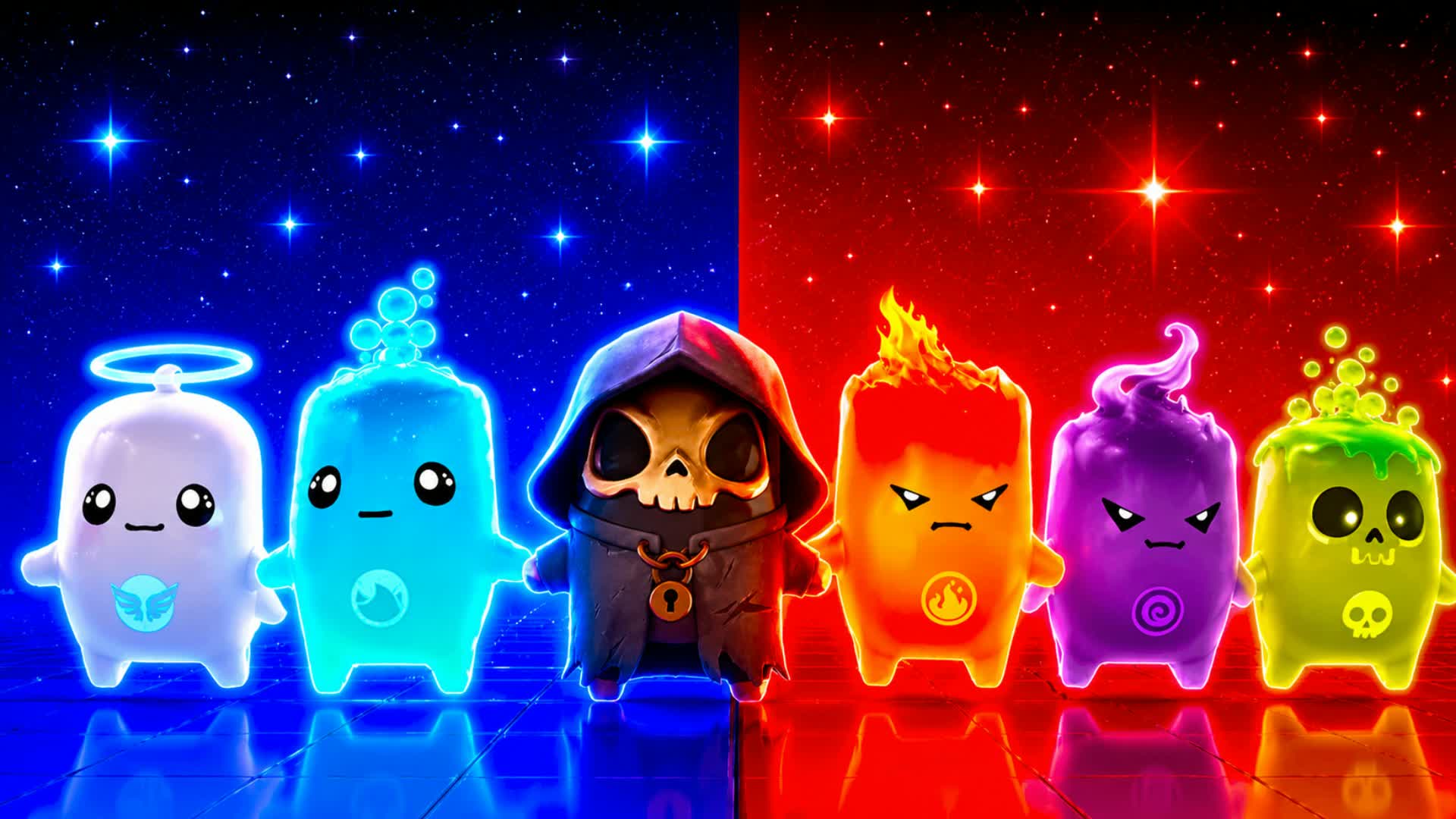 RVB RED VS BLUE JK HERE KING RIVALS UNC — Fortnite Creative map