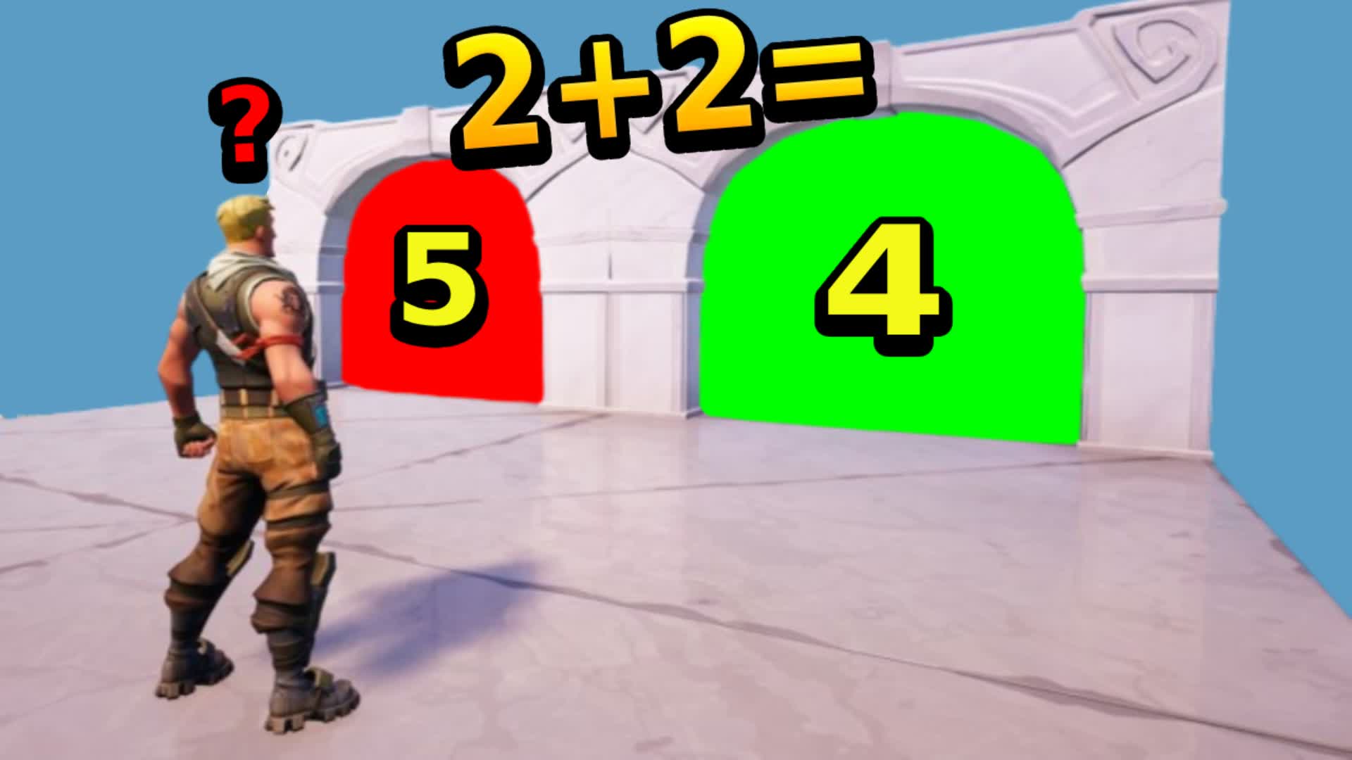 🤓Math Wall Simulator — Fortnite Creative map