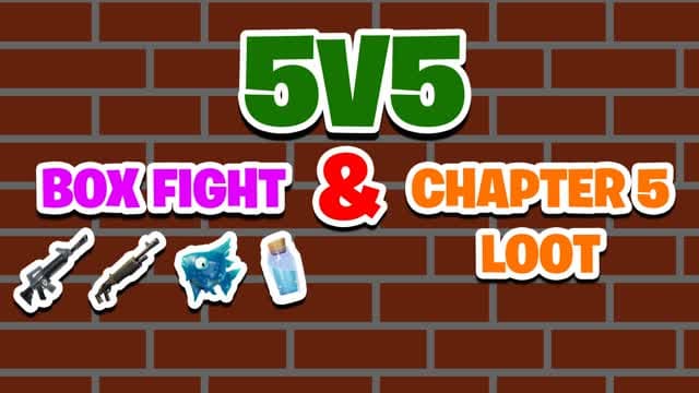 5V5 π¦BOX FIGHT & CHAPTER 5 LOOT β Fortnite Creative map