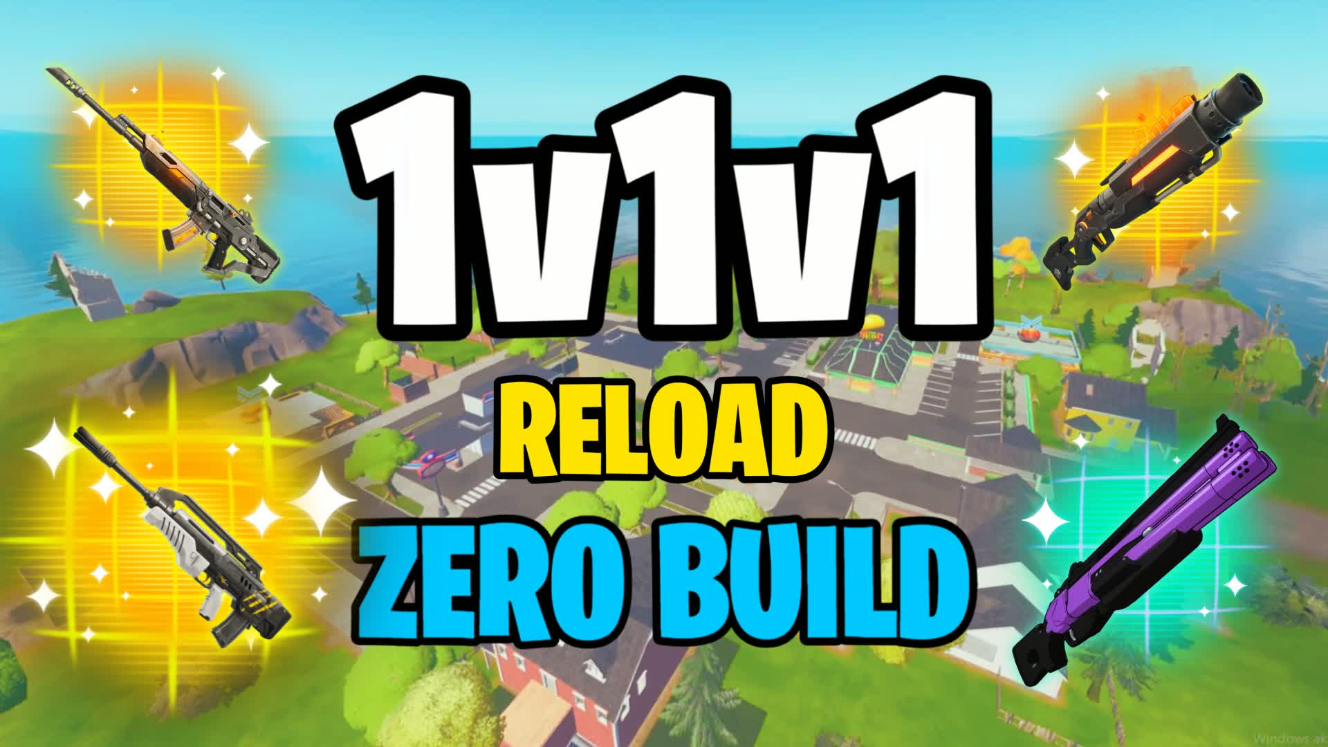1V1V1 RELOAD 1V1 FFA | ZERO BUILD — Fortnite Creative map