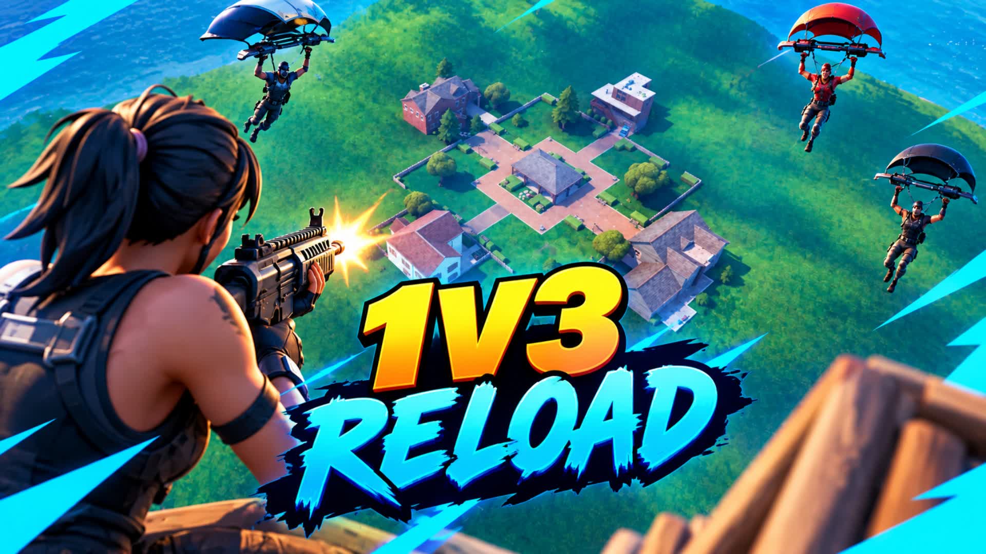 RELOAD 1V3 — Fortnite Creative map