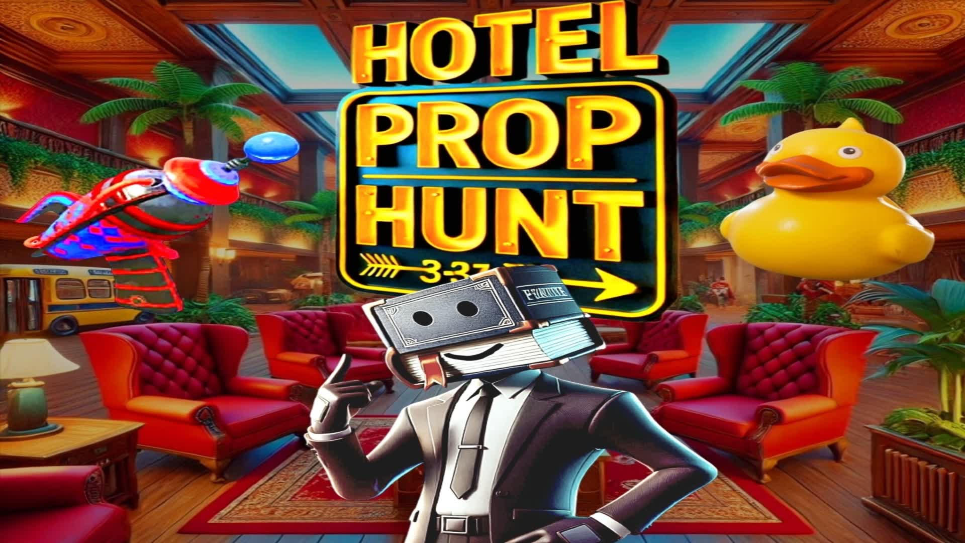 Hotel prop hunt π β Fortnite Creative map