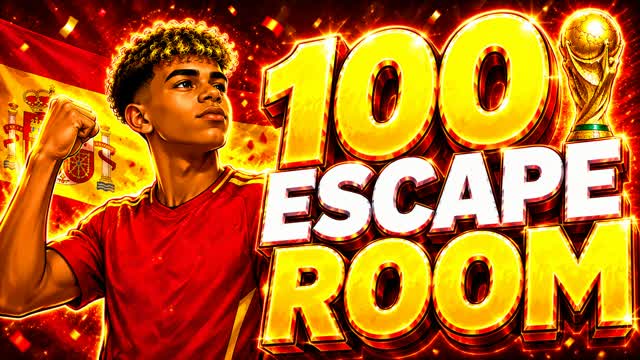 100 CHAMPION ESCAPE ROOMโฝ โ Fortnite Creative map