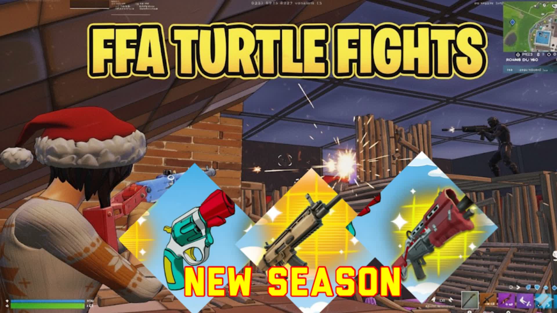 FFA TURTLE FIGHTS — Fortnite Creative map