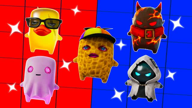 RVB RED VS BLUE BURNT PEANUT 67 V2 — Fortnite Creative map