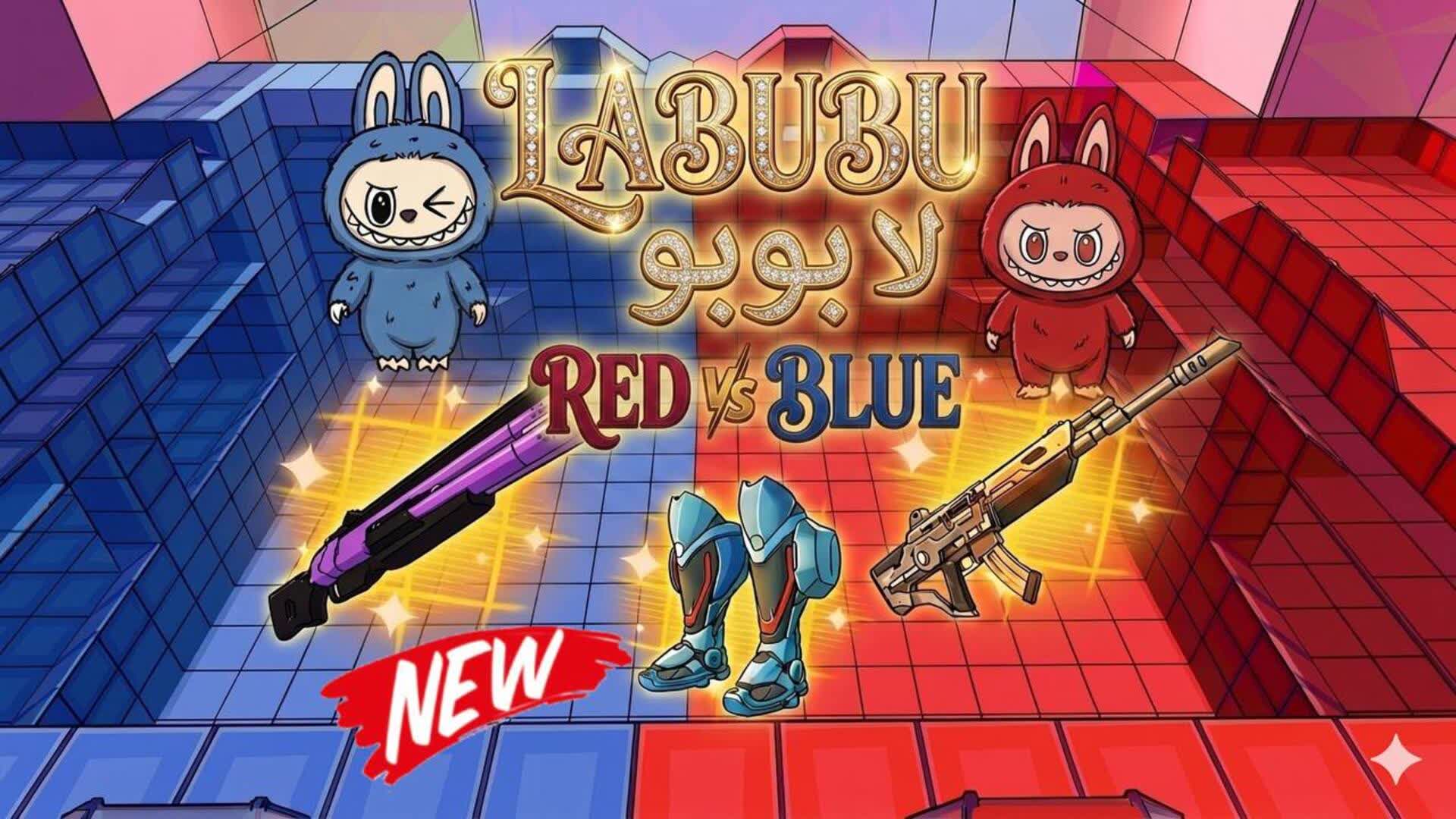 LABUBU RED VS BLUE π΄π΅ β Fortnite Creative map