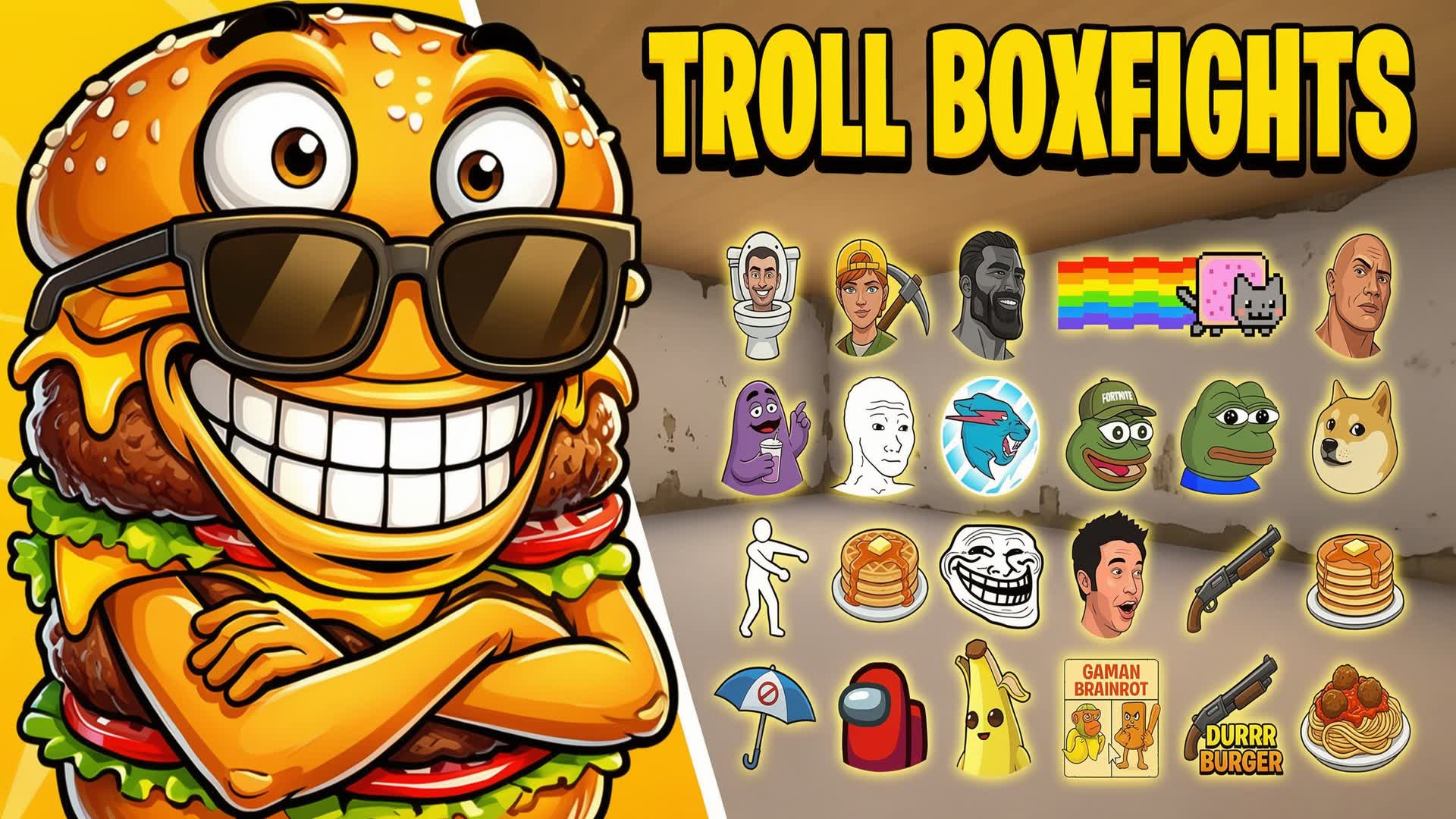 🤯🔫AMAZING TROLL BOXPVP🤯🔫 — Fortnite Creative map