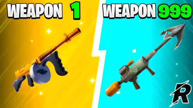 🦈THE SHARK GUN GAME🦈 ONE SHOT — Fortnite Creative map