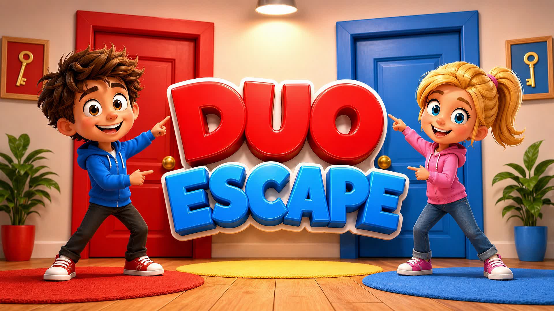 DUO ESCAPE Co-Op Breakout — Fortnite Creative map