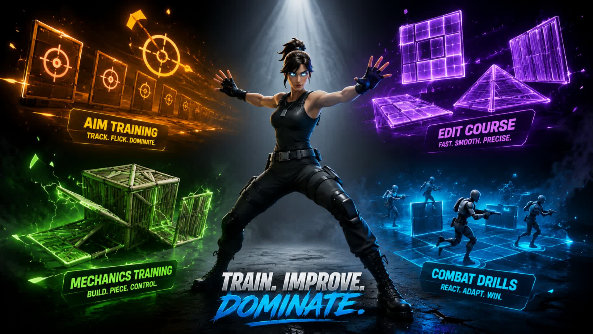 Super Mechanics Trainer — Fortnite Creative map