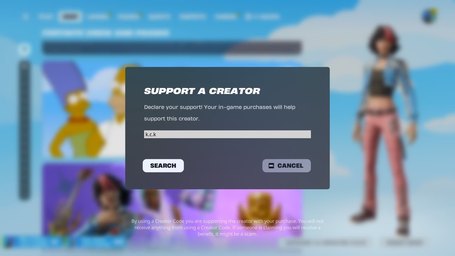 KCK Warm up v2 — Fortnite Creative map