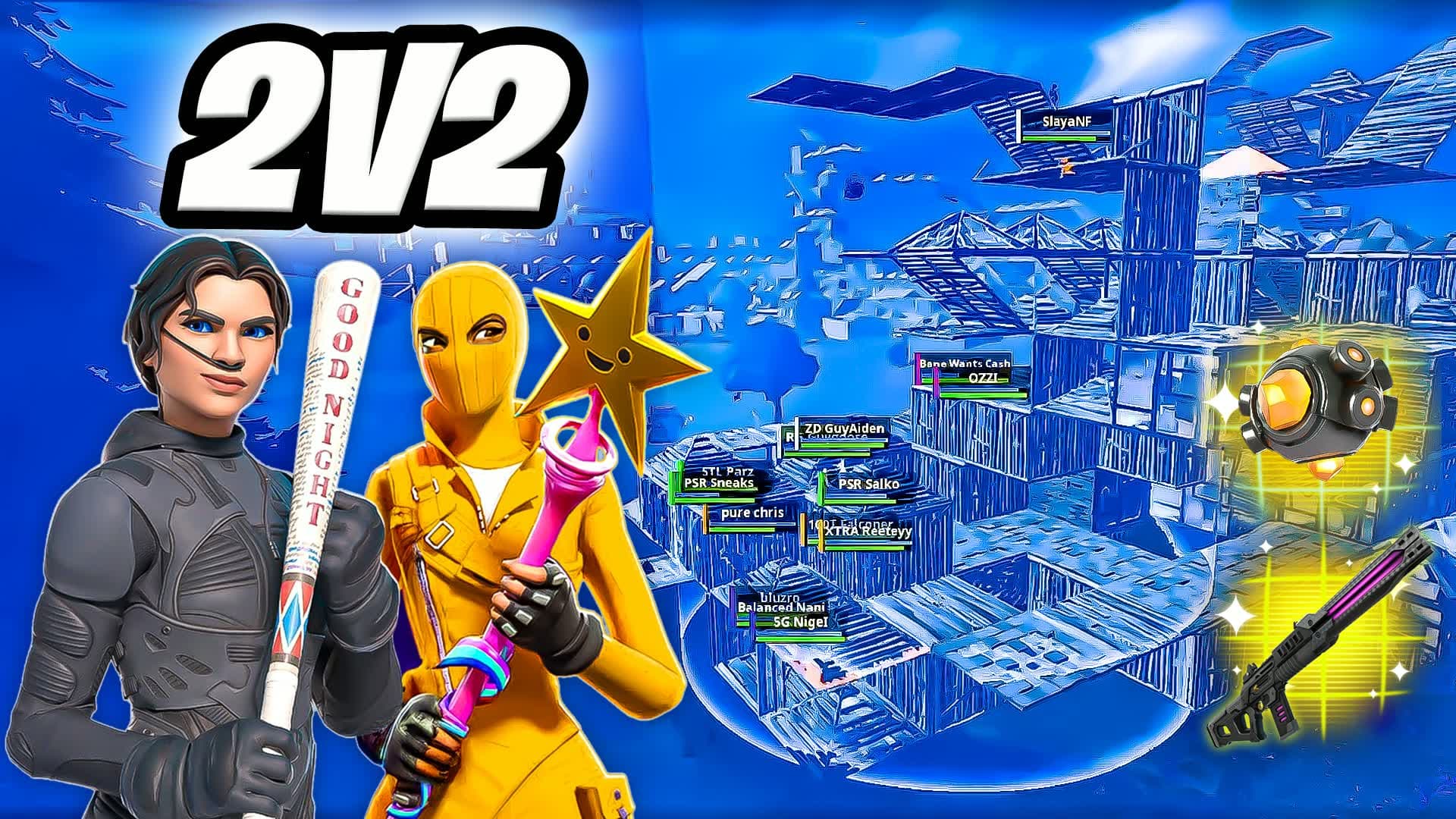 2V2 SCRIMS ZONE WARS - سكرمز مع الدو — Fortnite Creative map