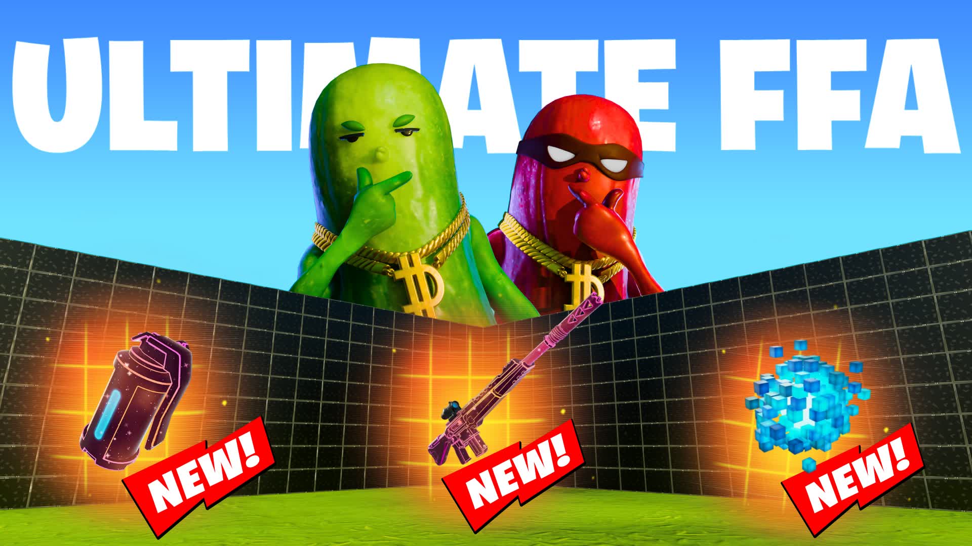 💯ULTIMATE FREE FOR ALL⭐ — Fortnite Creative map
