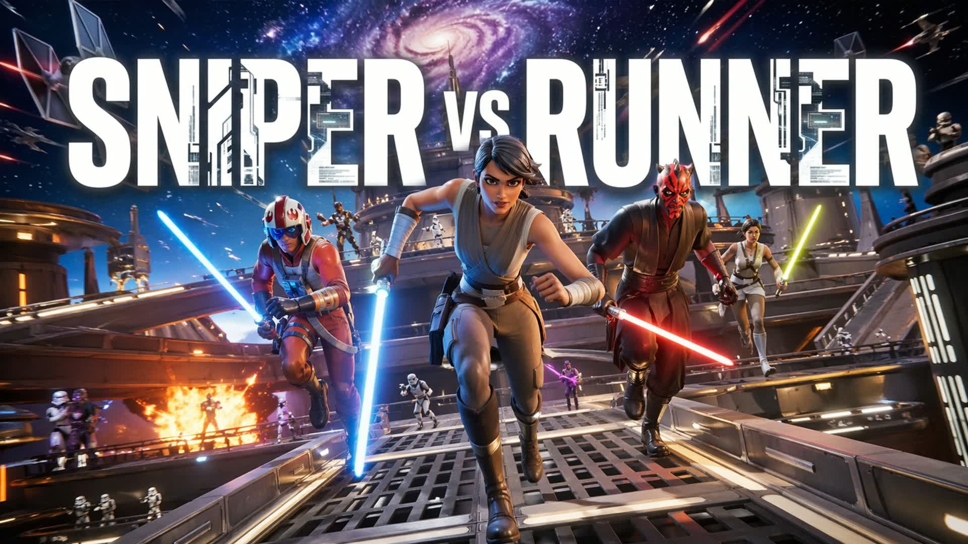 SNIPER VS RUNNER - STAR WARS β Fortnite Creative map