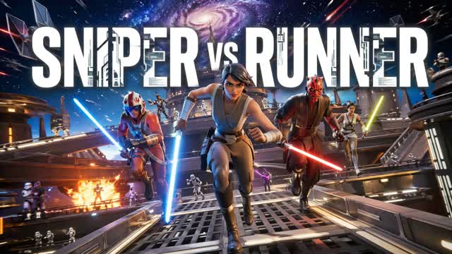 SNIPER VS RUNNER - STAR WARS β Fortnite Creative map