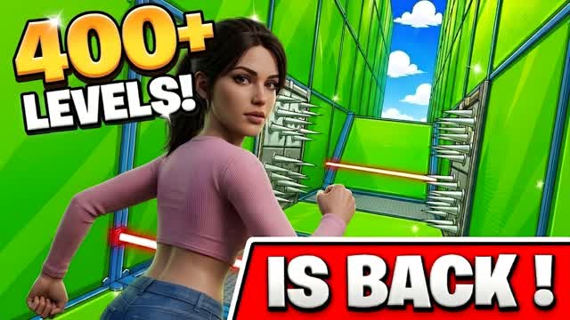 ⭐️ EASY 400+ LEVELS PARKOUR VI LUCIA ⭐️ — Fortnite Creative map