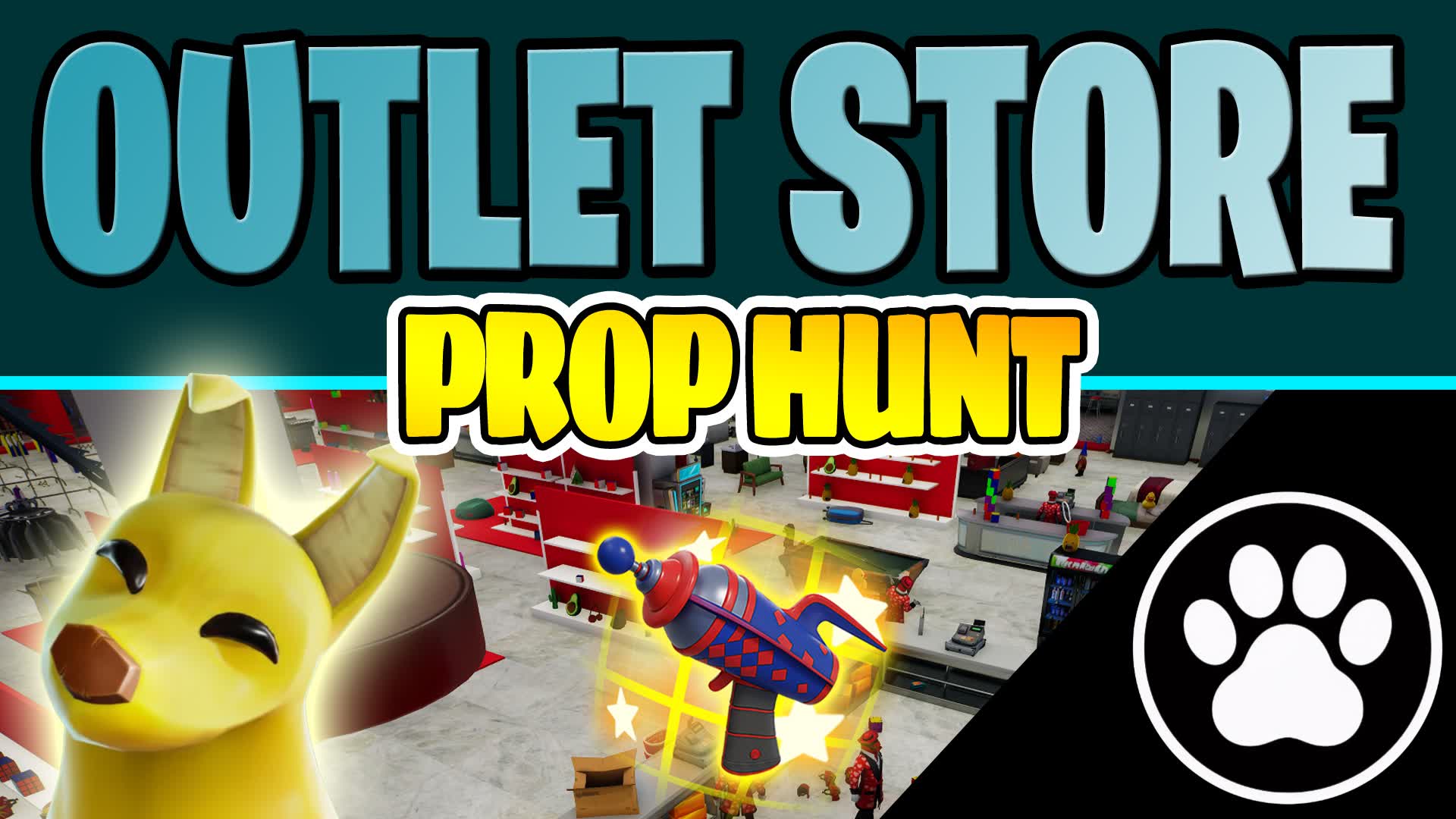 ESCONDITE OUTLET STORE PROP HUNT ๐ โ Fortnite Creative map