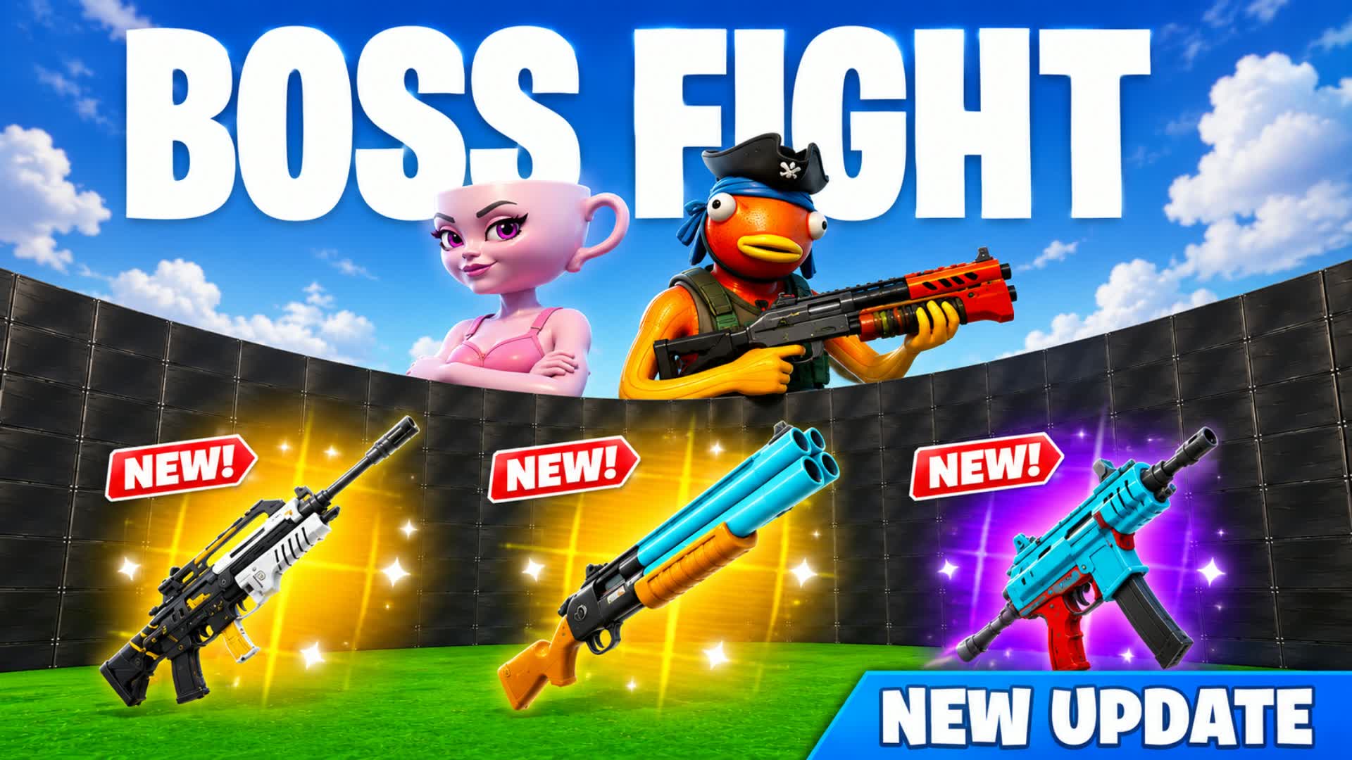 BOSS FIGHT β Fortnite Creative map
