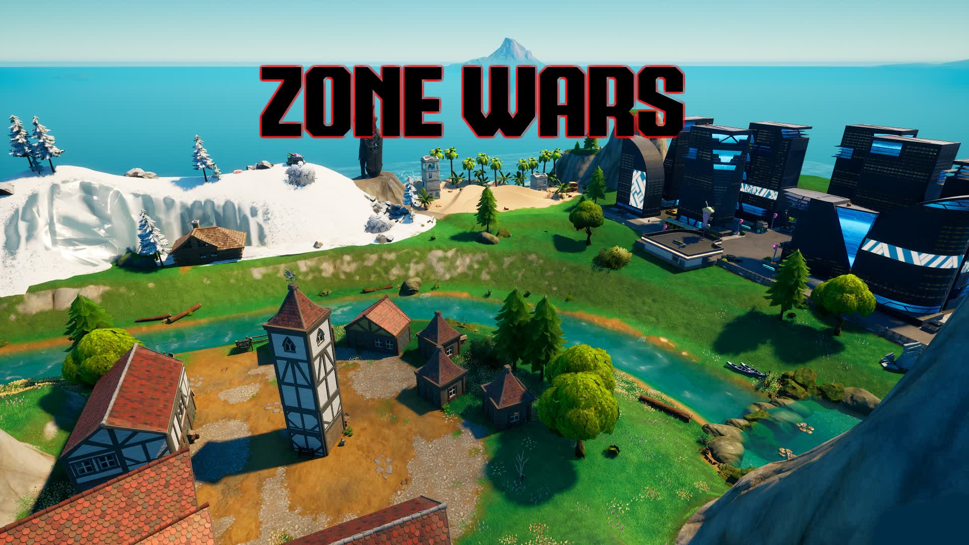 ZERO BUILD ZONE WARS — Fortnite Creative map