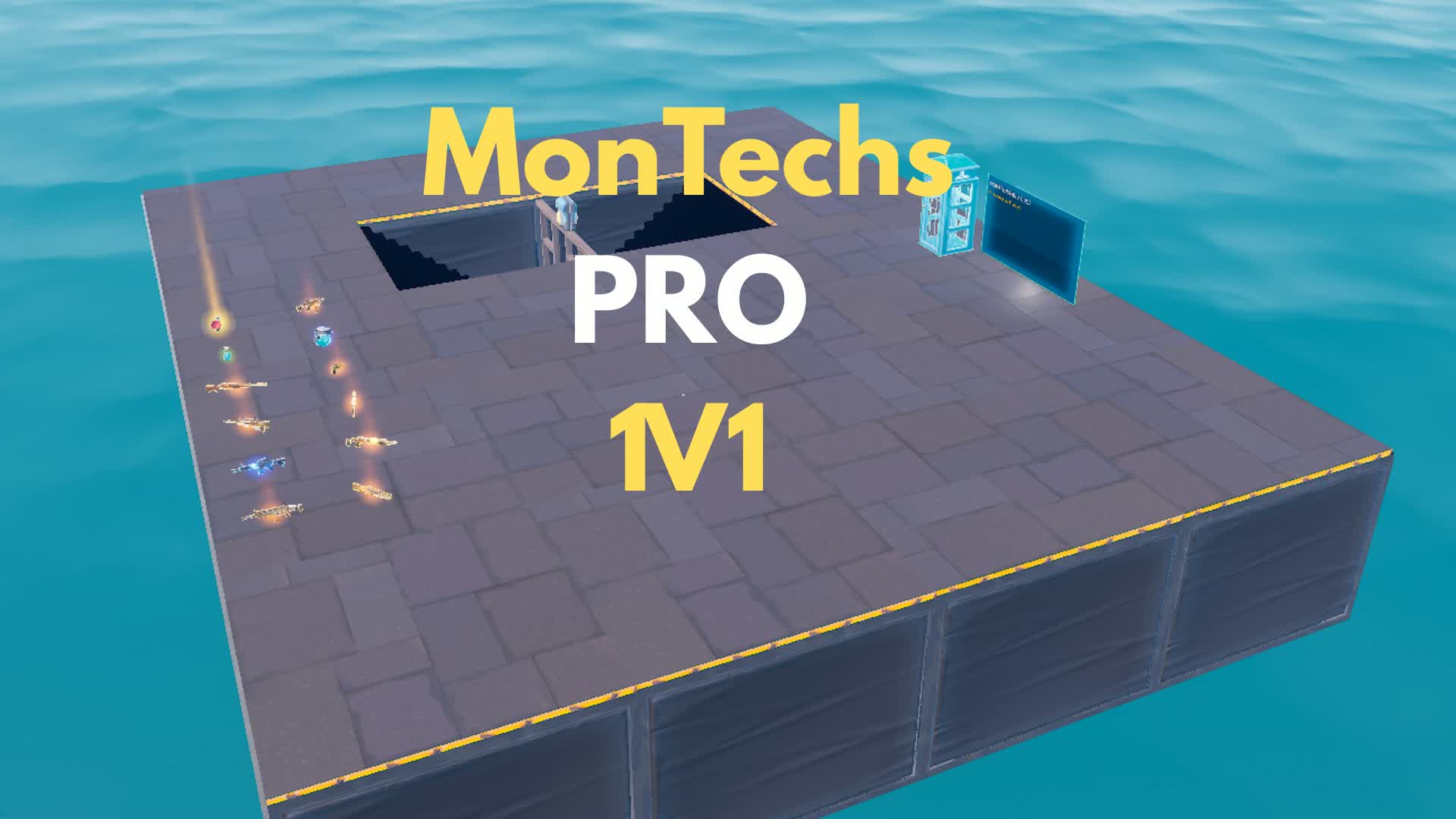 🏆MonTechs PRO 1v1 NO DELAY🏆 — Fortnite Creative map