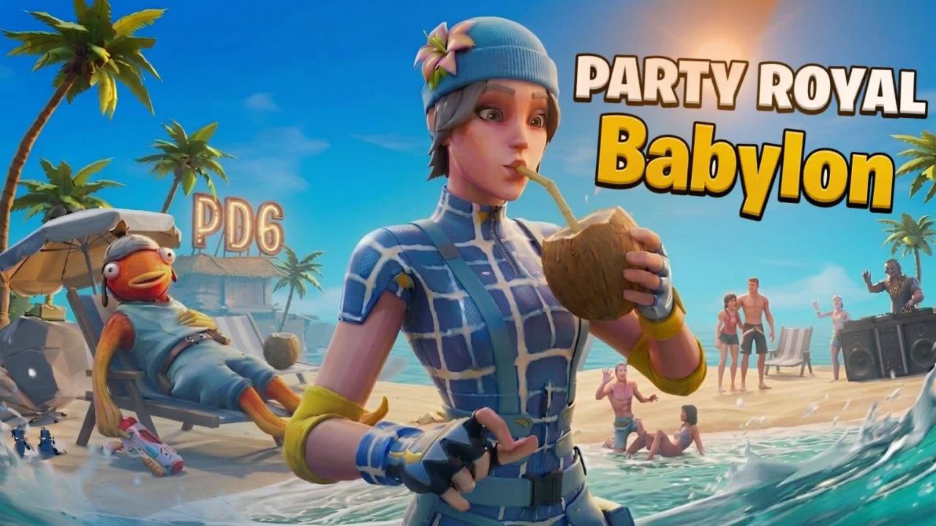 PARTY ROYAL BABYLON 2.9 — Fortnite Creative map