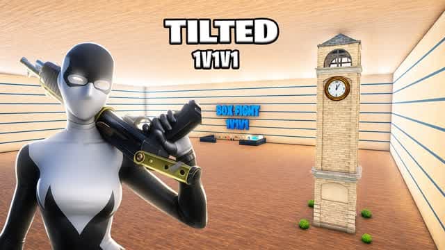 Box Tilted 1v1v1 — Fortnite Creative map