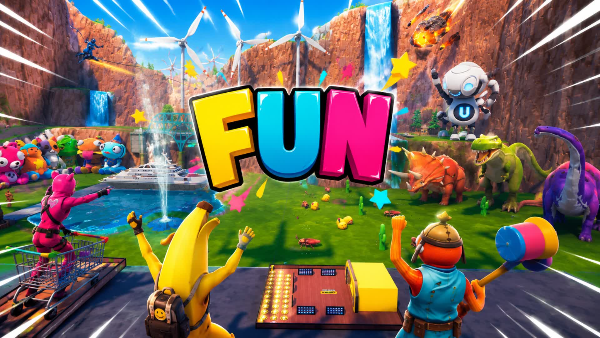 ADVENTURE AND FUN — Fortnite Creative map