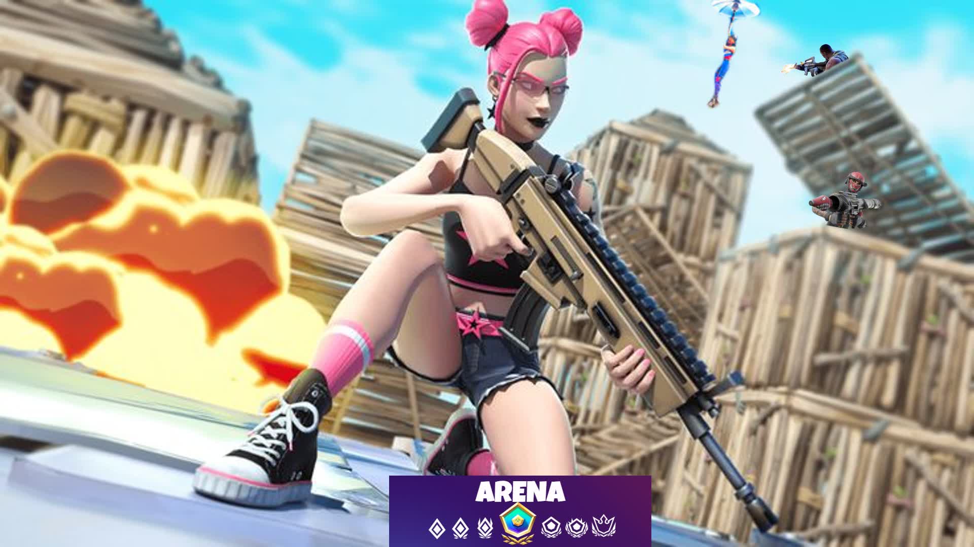 OIL UP ZONE WARS — Fortnite Creative map