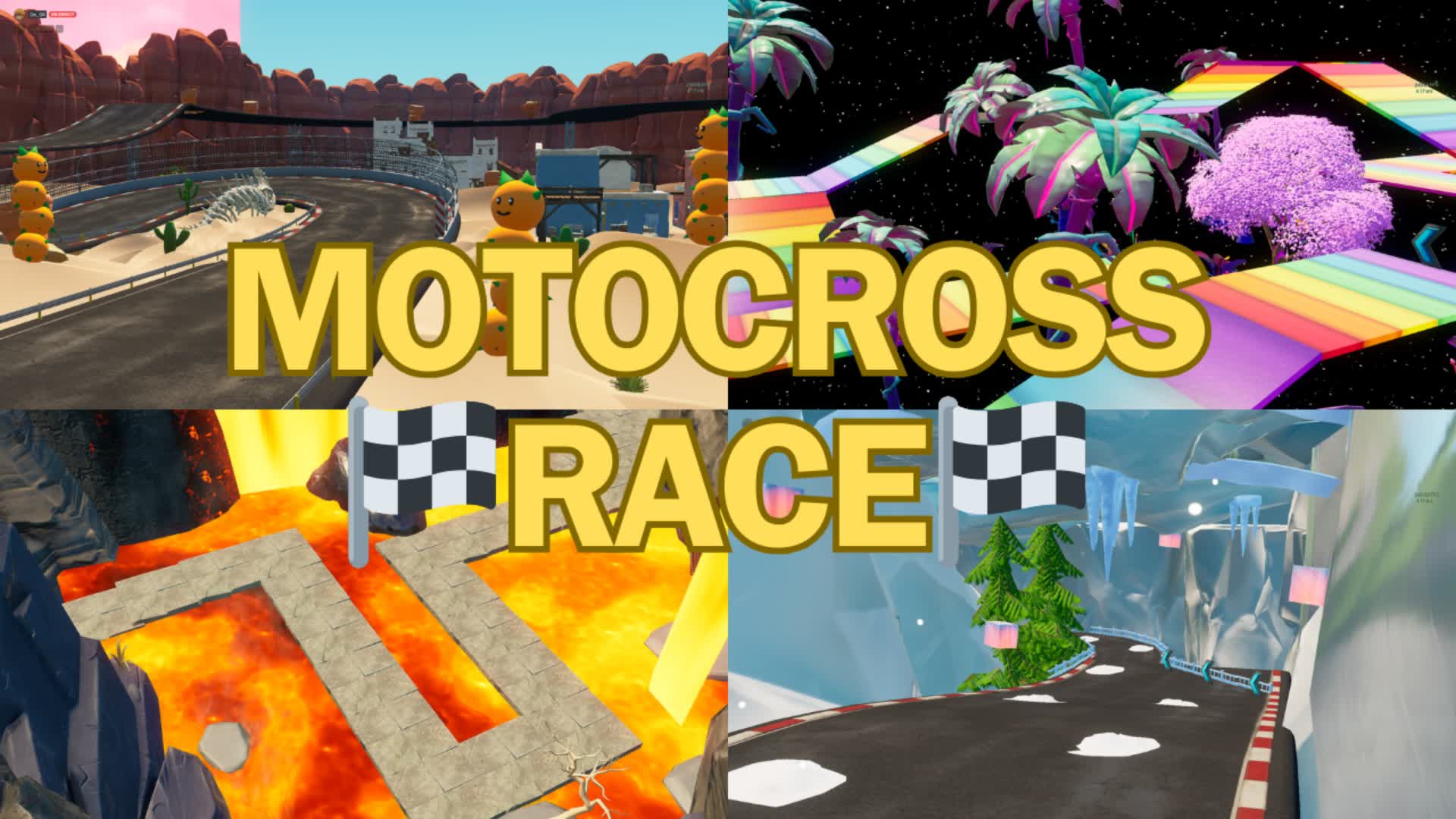 ๐๐Motocross race๐๐ โ Fortnite Creative map