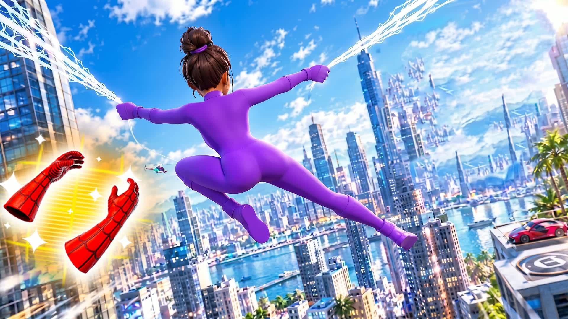 CRAZY SPIDER MAN FFA β Fortnite Creative map