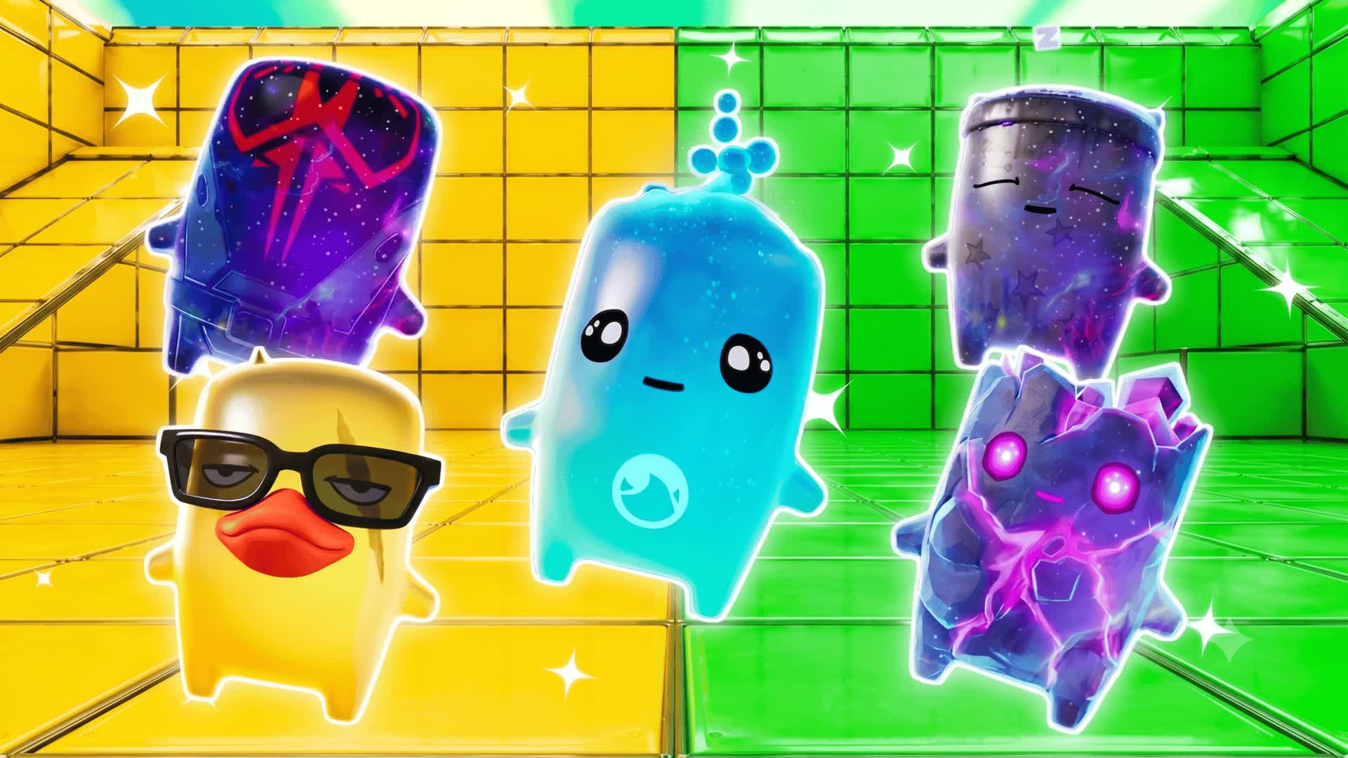 BLUE VS RED CLEAR 🔵🔴 — Fortnite Creative map