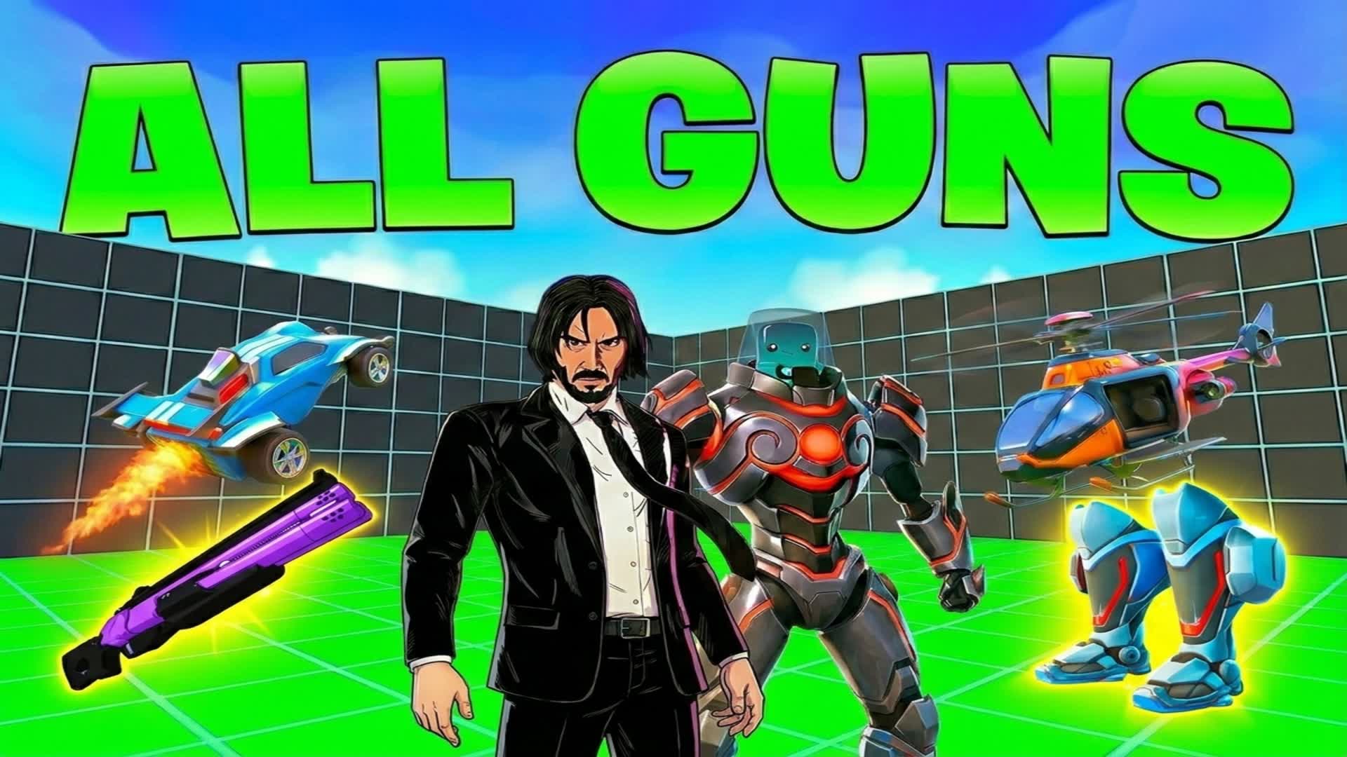 NEW 1V1 WITH EVERY GUN — Fortnite Creative map