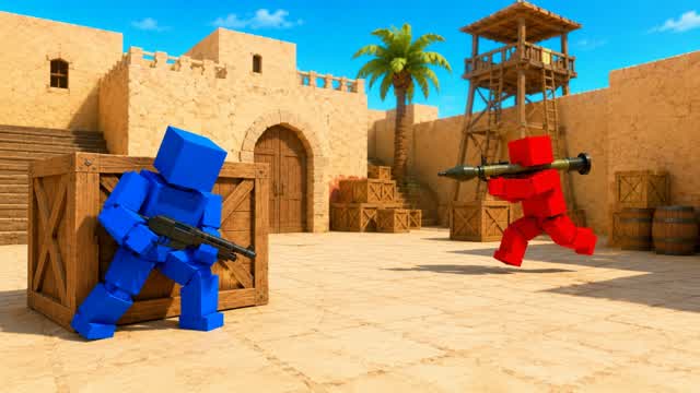 MEGA RED VS BLUE π΄π΅ (NEW) β Fortnite Creative map