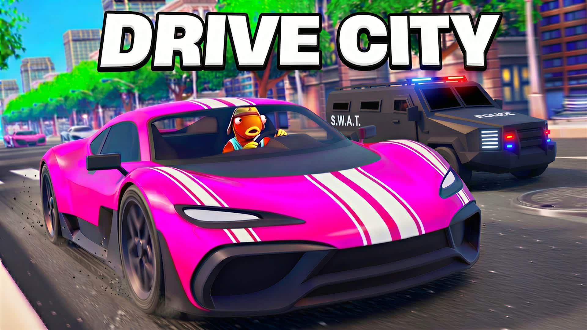 🚔DRIVE CITY💥درايف سيتي — Fortnite Creative map