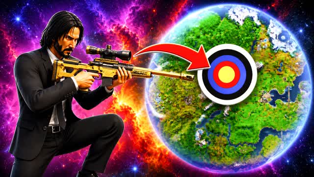 🎯BAKA TRICKSHOT PARKOUR 125 LEVELS! — Fortnite Creative map