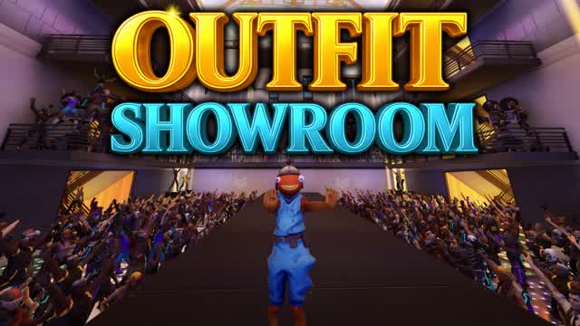 OUTFIT SHOWROOM Preview Skins & Fashion โ Fortnite Creative map