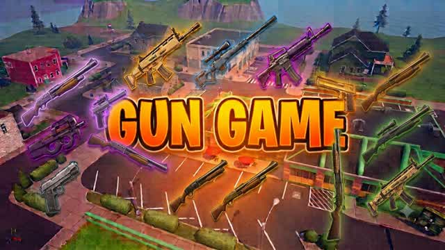🤫⚔️🔁greasy gun game🔁⚔️ — Fortnite Creative map
