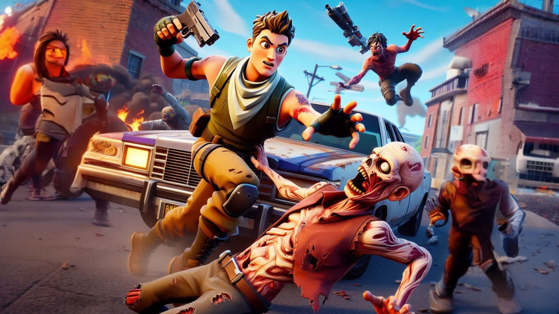 ZOMBIE GAME β Fortnite Creative map