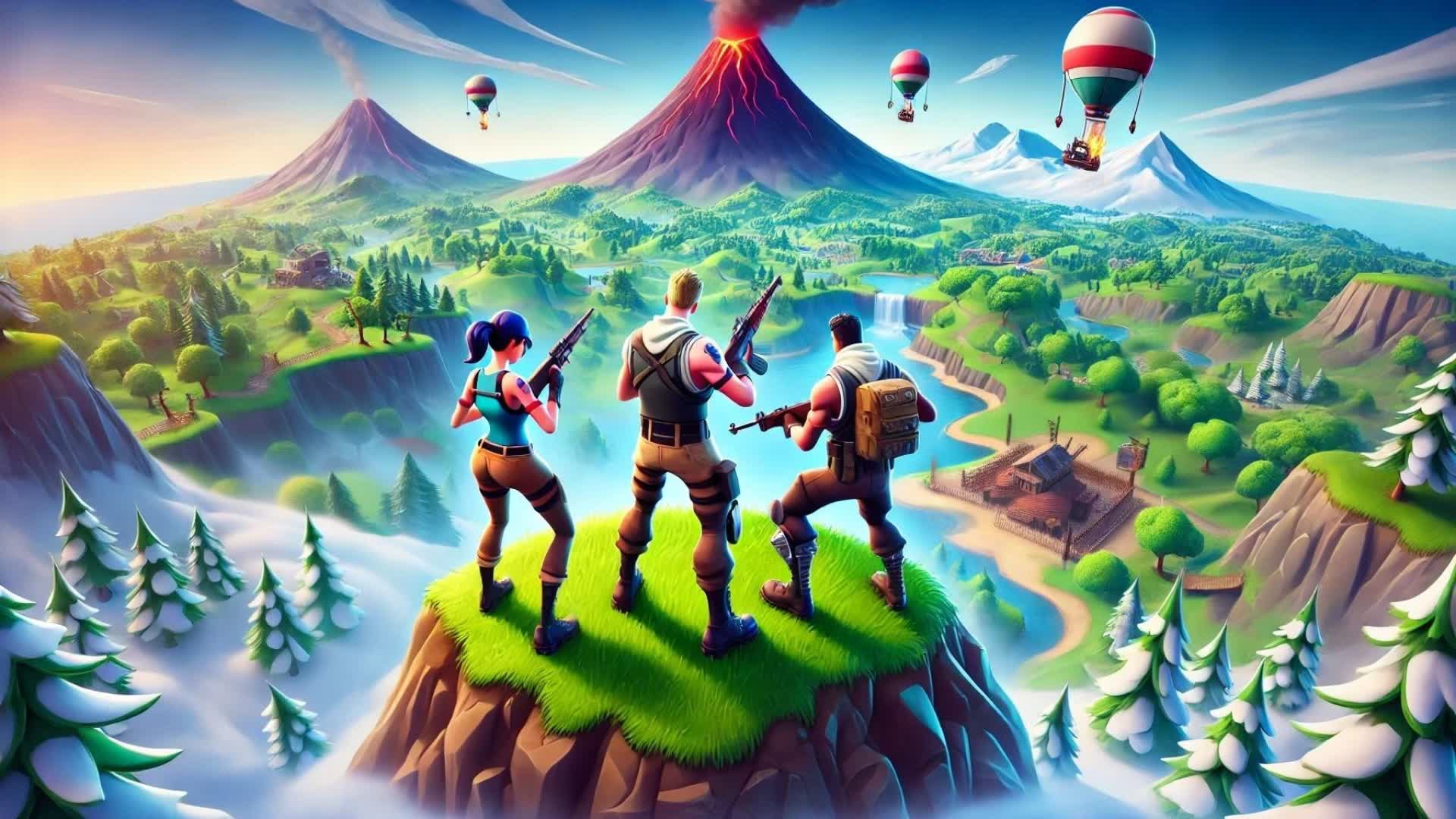 Wildlands - Open World — Fortnite Creative map