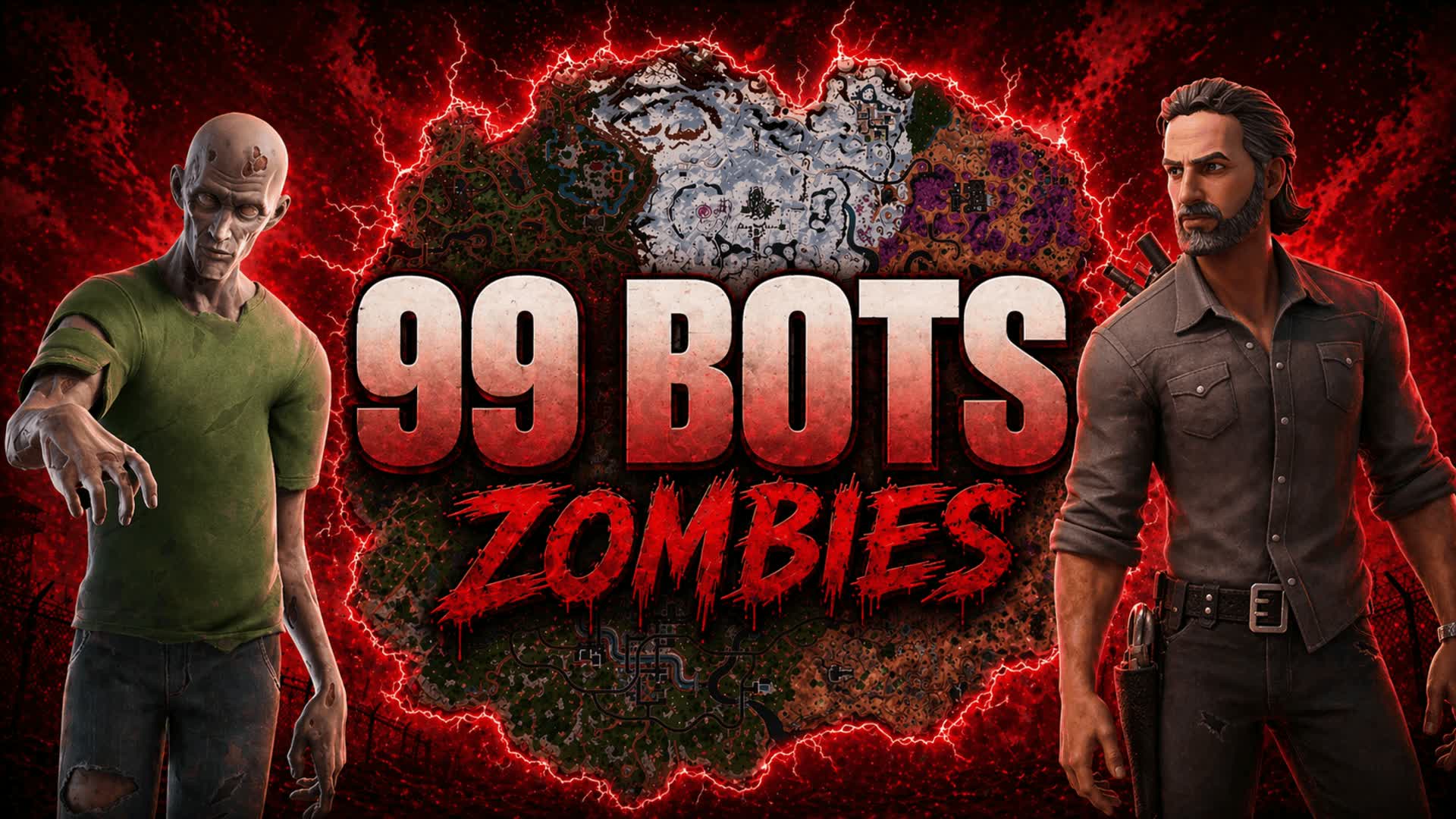 🧟99 BOTS ZOMBIES🧟PRISON ESCAPE DRIVE — Fortnite Creative map