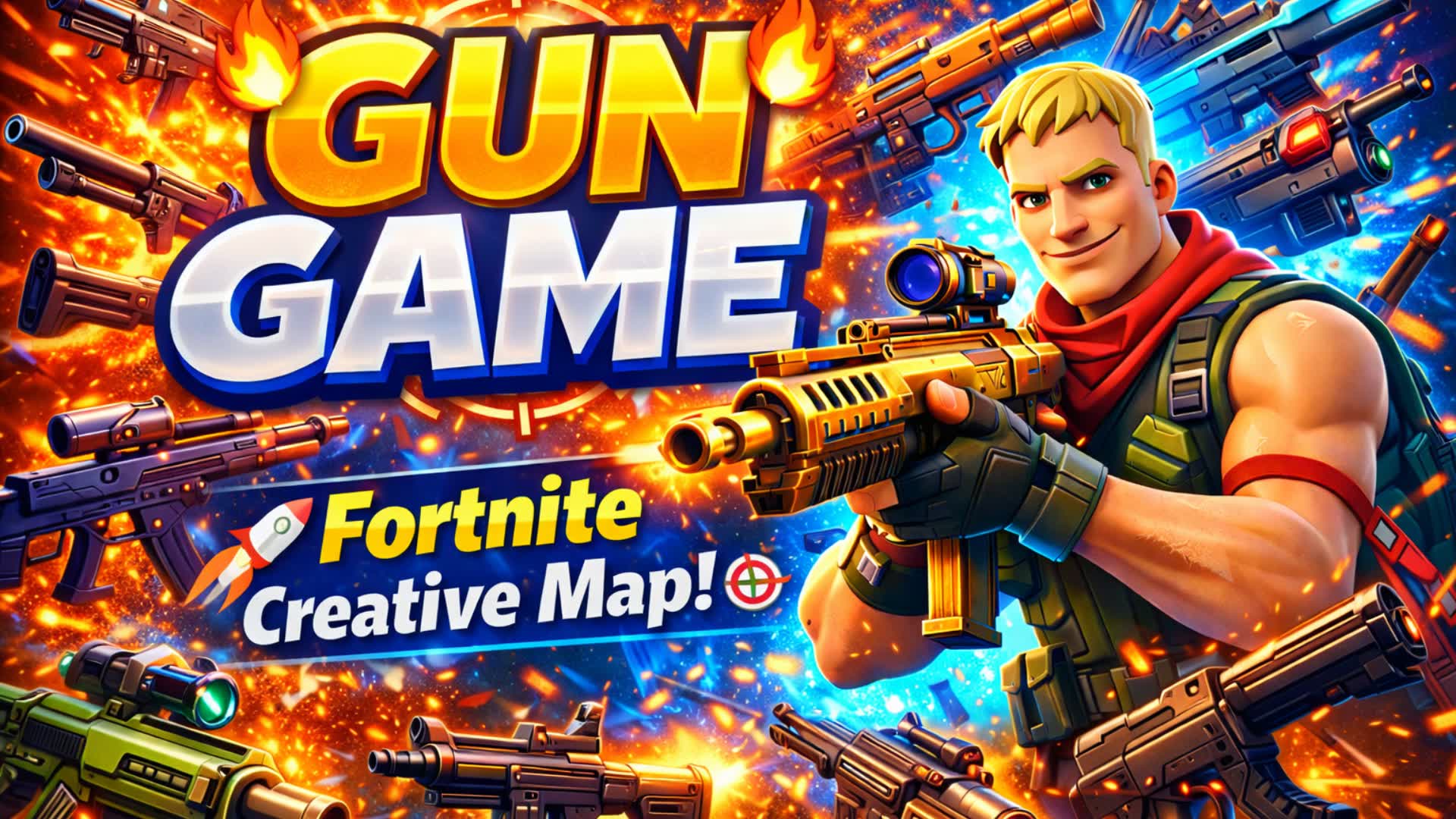 Gun Game — Fortnite Creative map