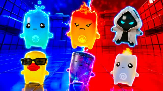 RVB RED VS BLUE RIVALS UNC 1 v 1 ERUIGHF — Fortnite Creative map