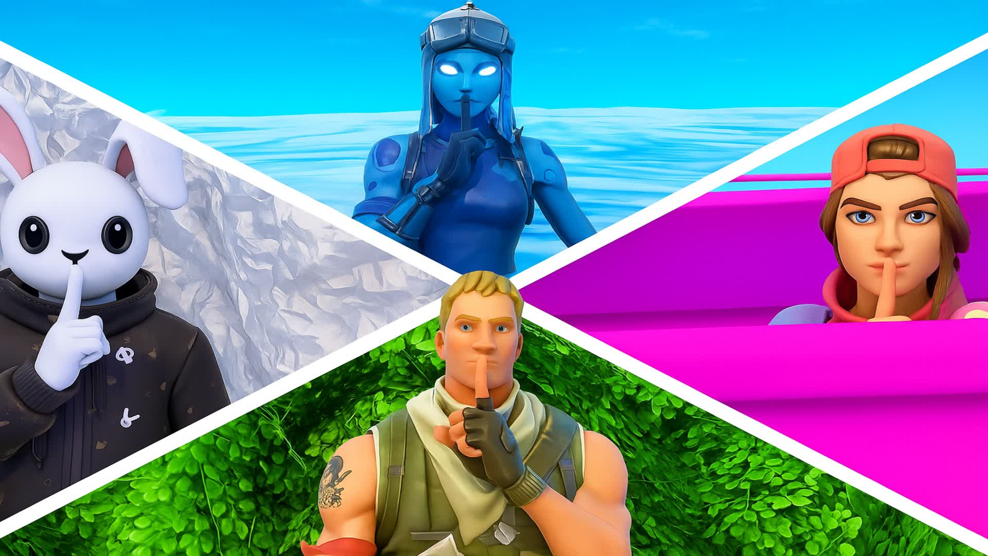 π₯ COLOR WARS : HIDE AND SEEK π₯ β Fortnite Creative map